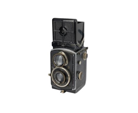 1934-38, black, serial no. 126891, with Carl Zeiss Jena Tessar f/3.5 6cm lens, serial no.1242990, body, F, shutter requires a