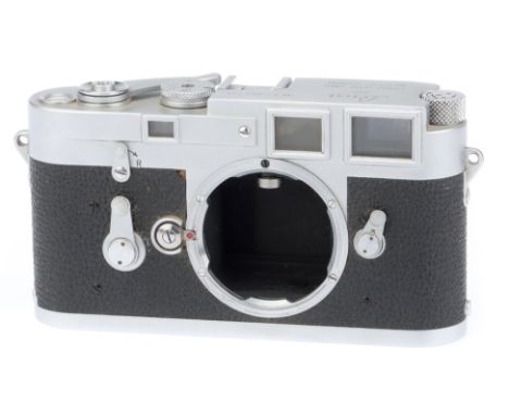chrome, serial no. 854134, body, P-F, shutter fires but slow speeds sticking, viewfinder black and de-silvered