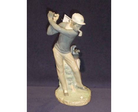 A Lladro 4824 golfer 