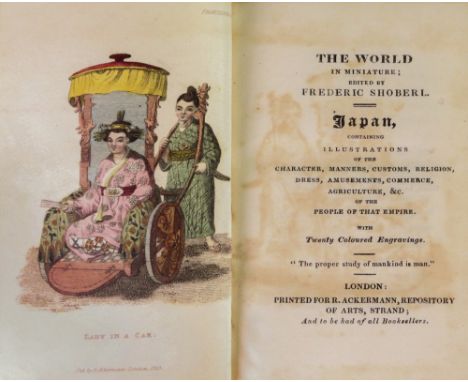 SHOBERL (Frederic) The World in Miniature: South Sea Islands, 2 volumes, n.d., 1820's, illustrated with twenty-six coloured e