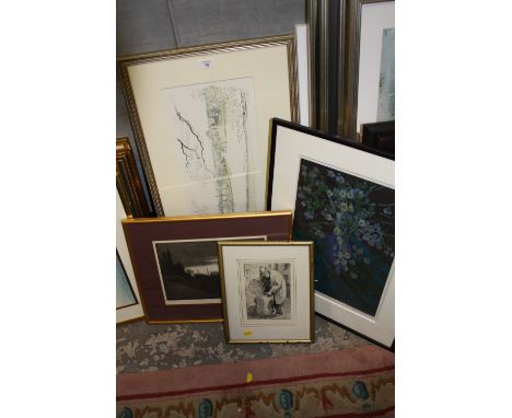 A COLLECTION OF PRINTS AND ETCHINGS ETC.