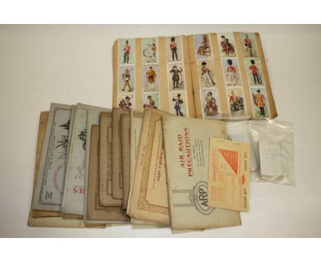 VINTAGE CIGARETTE CARDS BOTH LOOSE AND IN ALBUMS