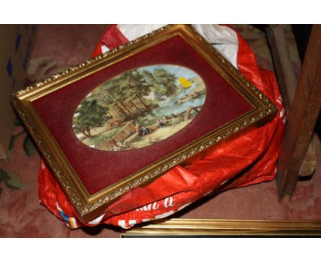 A COLLECTION OF STAFFORDSHIRE ENAMEL PLAQUES