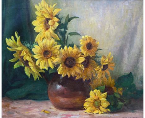 Anton Otto Fischer  (New York / Germany, 1882 - 1962) Still Life. Oil on Canvas. Signed lower right. Size: 20 x 30 in. Unfram