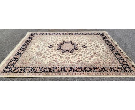 20th C. Persian Style 9x12 Floor Rug. Original retail price of $5,000Approx. Size: 8'9" x 11'6"