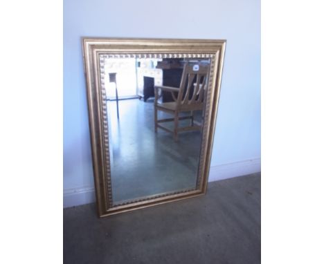 A modern gilt mirror - 109cm x 80cm
