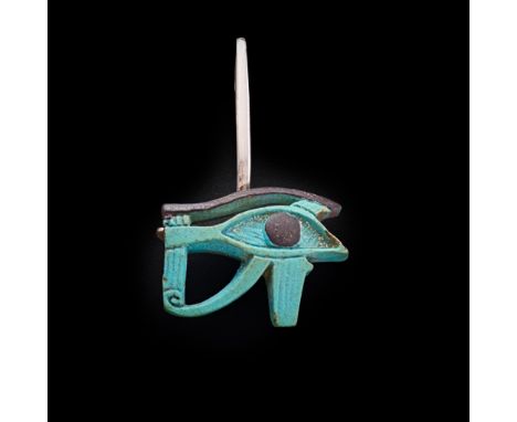§ VIVIANNA TORUN BÜLOW-HÜBE (SWEDISH 1927-2004) EYE OF HORUS PENDANT DROP, 2002 ceramic(4.4cm wide (1.75in wide))Footnote: Th