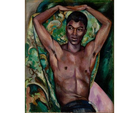 § EDWARD WOLFE R.A. (SOUTH AFRICAN/BRITISH 1897-1982) PORTRAIT OF PAT NELSON, 1930S signed (lower left), oil on canvas(94cm x