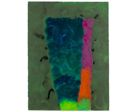 § TREVOR BELL (BRITISH 1930-2017) STORM FRONT WITH A SIDE LIGHT, 1979 signed, titled and dated (to reverse), watercolour and 