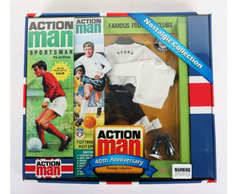 Action Man Palitoy Sportsman Famous Football Clubs Tottenham Hotspur 40th Anniversary Nostalgic Collection, replica of origin