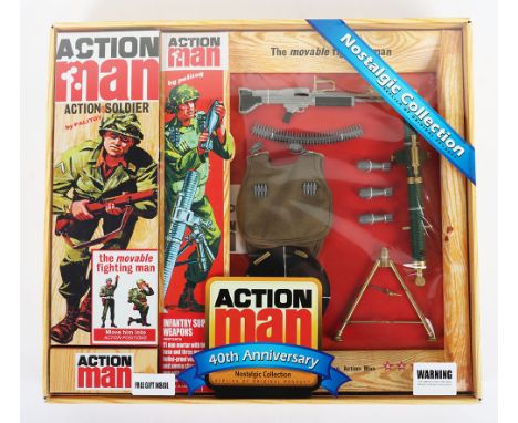 Action Man Infantry Support Weapons 40th Anniversary Nostalgic Collection, replica of original product, complete with Action 