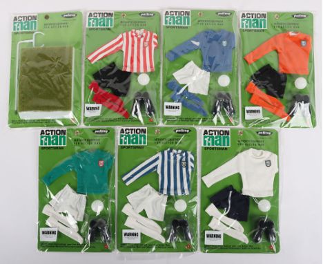 Action Man Palitoy Sportsman Authentic Equipment for Action Man 40th Anniversary Nostalgic Collection, six carded football ki