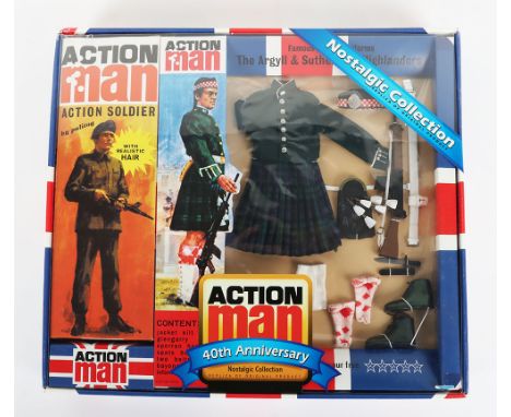 Action Man Famous British Uniforms The Argyll & Sutherland Highlanders 40th Anniversary Nostalgic Collection, replica of orig