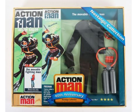 Action Man Frogman 40th Anniversary Nostalgic Collection, replica of original product, complete with Action Soldier boxed fig