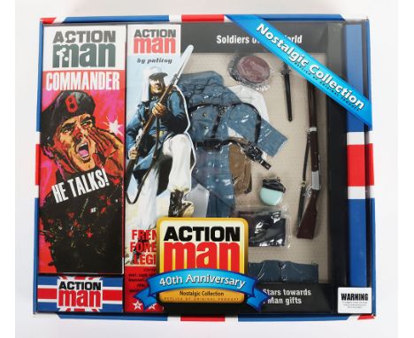Action Man Soldiers of The World French Foreign Legion Light blue coat 40th Anniversary Nostalgic Collection, replica of orig