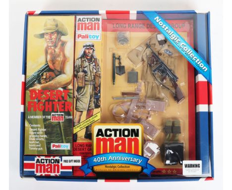Action Man Palitoy Long Range Desert Group Outfit 40th Anniversary Nostalgic Collection, replica of original product, complet