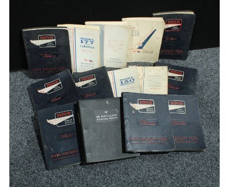 Aviation Interest - light aircraft service and parts manuals including Cessna Model 150 Series, Cessna Model 172 and Skylark 