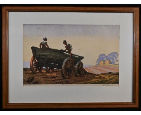 Patience Galloway, by and after, , Killarney, The Waggon, a colour print, signed in pencil, 23cm x 35.5cm 