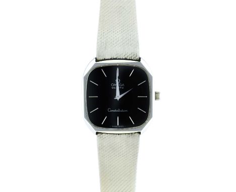 Omega: A Stainless Steel Wristwatch, signed Omega, model: Constellation, ref: 191.0014, circa 1980, (calibre 1330) quartz bat