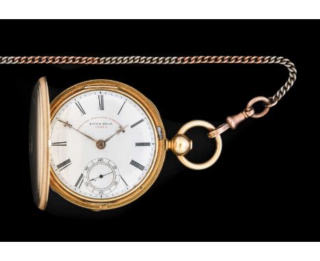 James Gibson: A Full Hunter Lever Pocket Watch, signed James Gibson, Lord St, Liverpool, retailed by Hoyt Badger &amp; Dillon