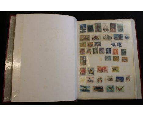 Viscount stamp album of Commonwealth stamps including some Thematic sets mostly QEII period.