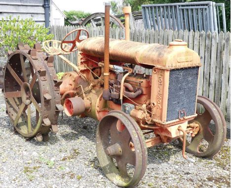 A Fordson vintage tractor (has stood for many years, but engine free)