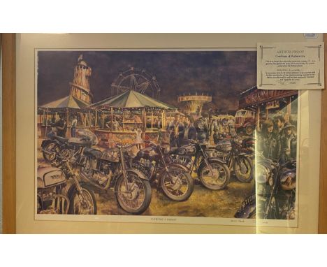 A Roy Barrett artist proof print, Everyone a Winner, signed, and another by the same, Star Line Up, 522/600 (2) 