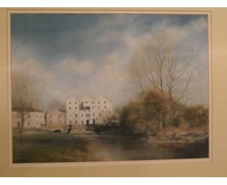 Christopher R Stolworthy, signed and variously dated, group of five pastels, "St Benet's Abbey", "Sheringham", "Norfolk Rainb