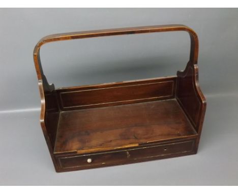 19th century tantalus stand, 14" wide  