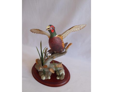 Franklin Mint ring necked pheasant