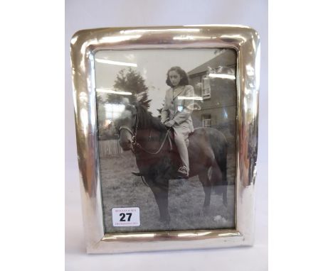 Silver photograph frame - B'ham 1911 (for 8"x 6")