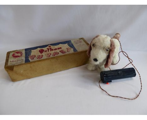 Pelham puppet and battery operated toy dog (2)