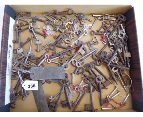 Quantity of old door and cabinet keys - Col. Price Wood, Melton Mowbray etc.