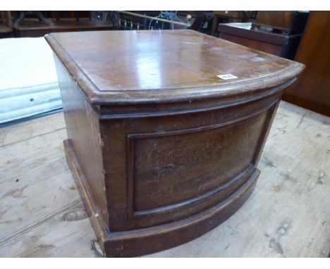Victorian mahogany commode stool