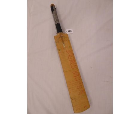 Signed cricket 3/4 size bat - England in India first test Nov/Dec 1981