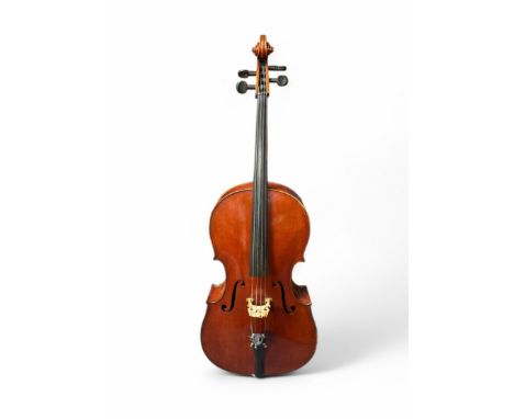 Louis Lowendall (1840 – c. 1900),Cello,Labelled 'Louis Lowendall Fecit Berlin. Anno 1893'. Wear is visible to the main body, 