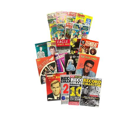 Various Vintage Books &amp; Annuals. Including Peter Pan Industries book &amp; recording books. Eagle sports annual 1962, Elv