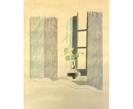 David Hockney (British, b. 1937), Le Nid du Duc.Colour lithograph,Initialled, titled and dated for May 1971 to lower right,Fr