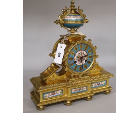 A 19th Century French ormolu mantel clock