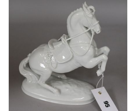 A ceramic Vienna horse