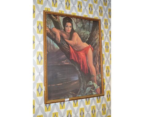 1960's J.H. Lynch Print - Tina Goddess of the Woods 