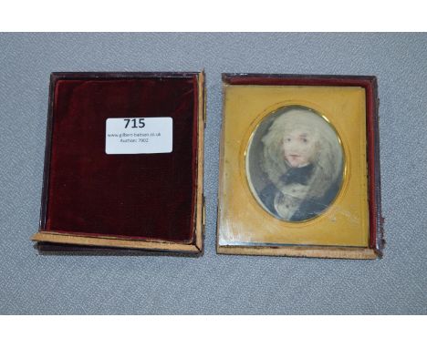 Cased Miniature Portrait 
