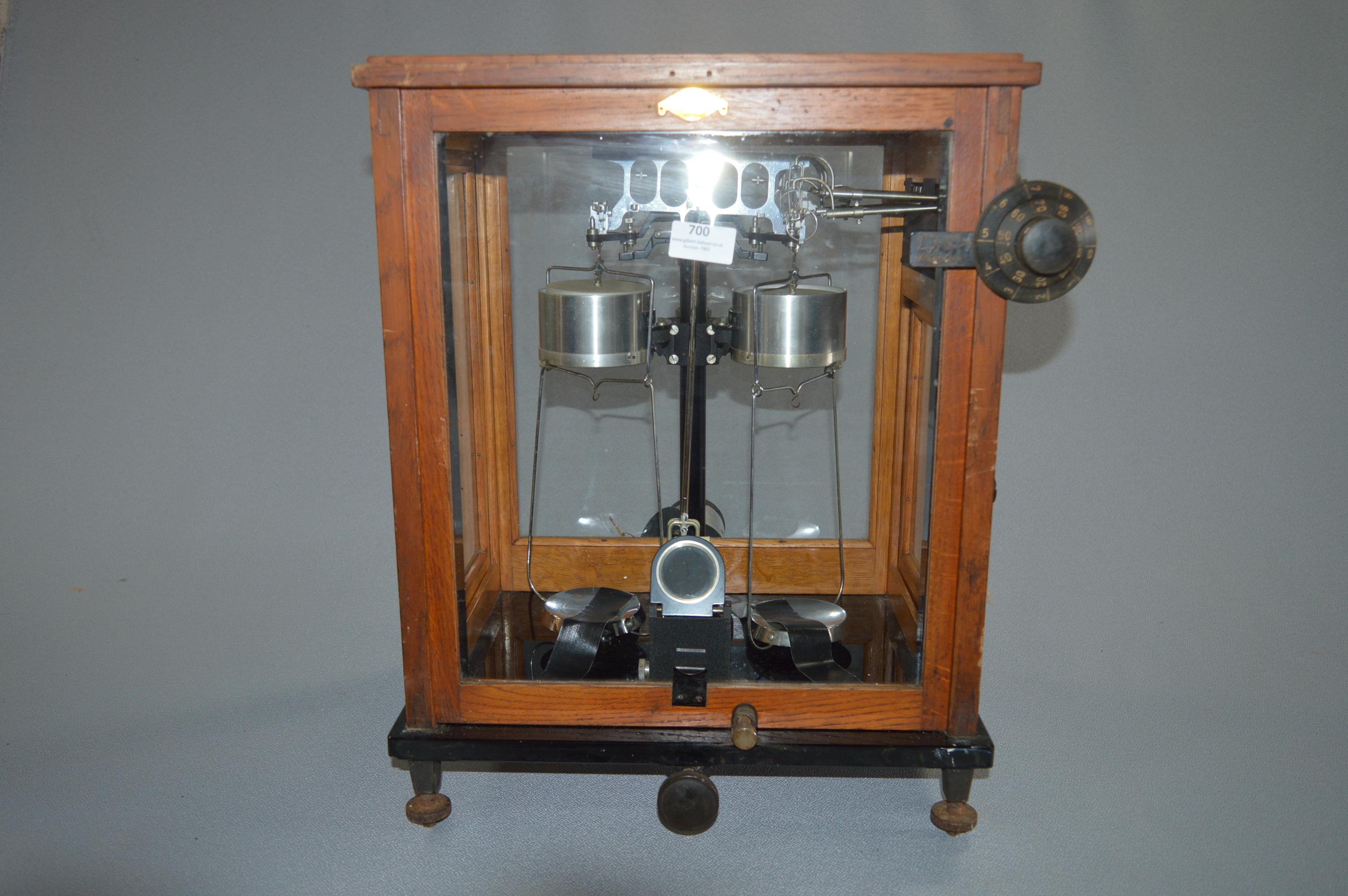 Galileo Sartorius Oak Cased Chemist's Balance Scales