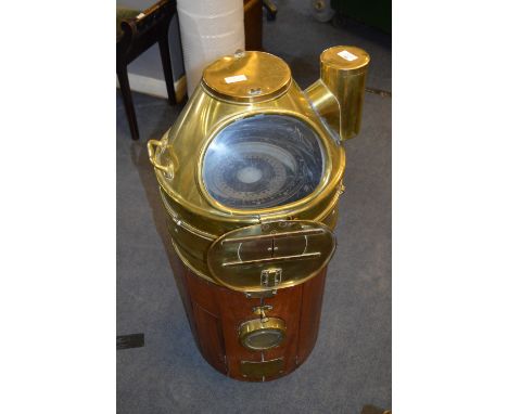 Ship's Brass Binnacle Compass 