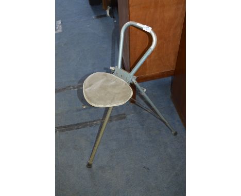 Metal Folding Shooting Stick Stool 