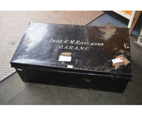 Metal Military Travel Trunk