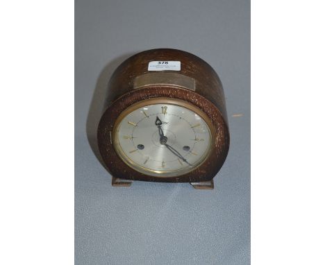 Oak Cased Metamec Mantel Clock 