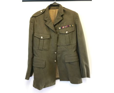 British Army No 2 Officers jacket with Medical Corps badges/buttons. 2 buttons in pocket. 