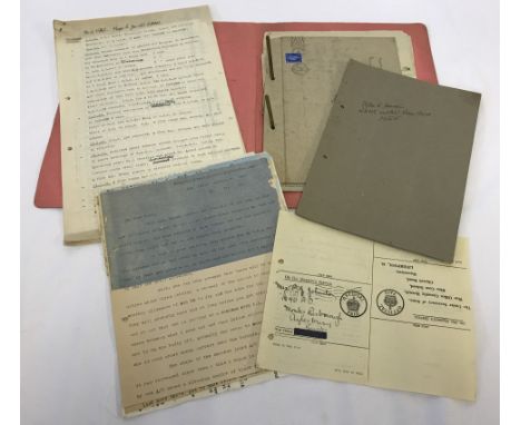 A collection of military ephemera to include Dunkirk account. Includes contemporary account of events leading up to the evacu