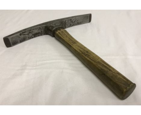 A small wooden handled pick by Chas Thomas & Co Ltd. With war dept. arrow, dated 1945 and numbered 6/1184. 